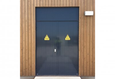 JAZO DOOR OS EXP LIAND - Double door with explosion hatch